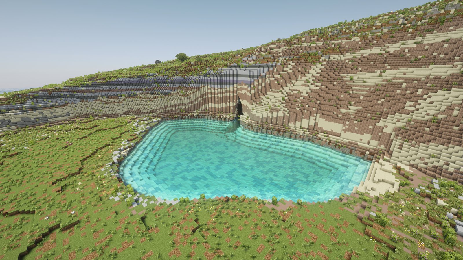 The Inland Sea and its tunnel at Dwejra